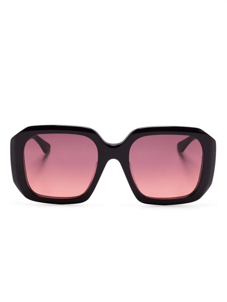  Chloé Eyewear Occhiali Da Sole Oversize - Rosso 