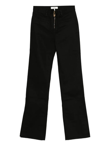  Chloé Jeans Con Zip - Nero 