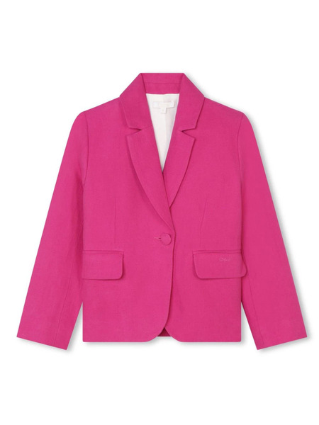  Chloé Kids Blazer Monopetto - Rosa 