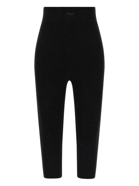  Chloé Leggings Traforati - Nero 