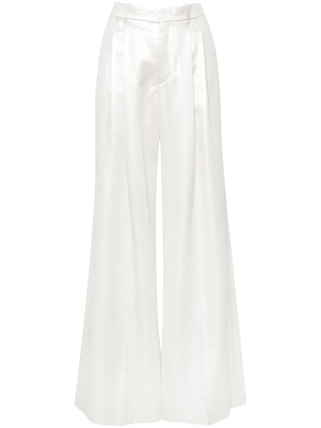  Chloé Pantaloni A Gamba Ampia - Argento 