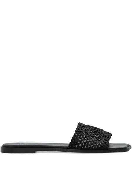  Chloé Sandali Con Suola Piatta - Nero 