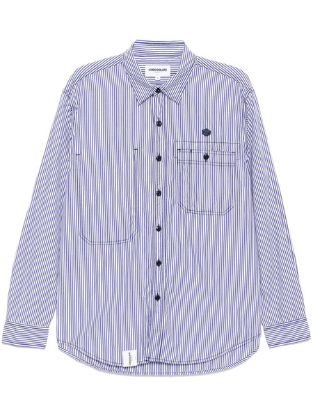  Chocoolate Camicia A Righe - Blu 