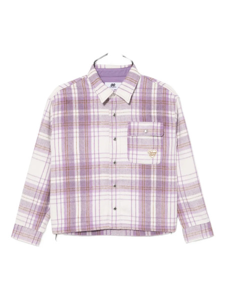  Chocoolate Camicia Con Logo Ricamato - Viola 