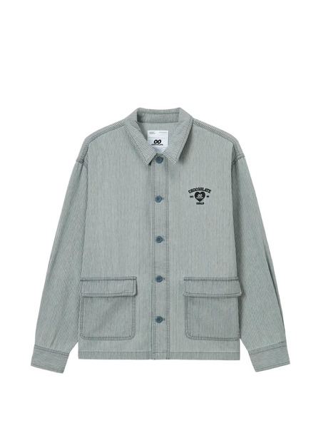  Chocoolate Giacca A Righe - Grigio 
