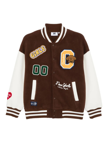  Chocoolate Giacca Con Logo Ricamato - Marrone 