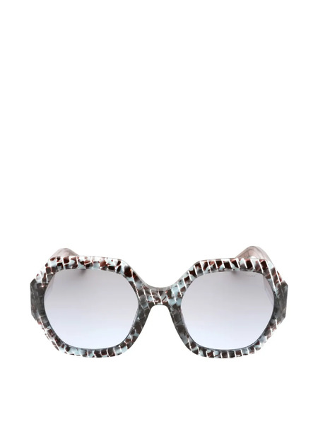  Chopard Eyewear Geometric-frame Sunglasses - Marrone 