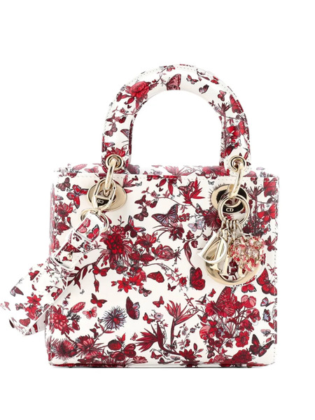  Christian Dior Pre-owned Borsa A Tracolla My Abcdior Lady Dior Piccola In Pelle Con Stampa - Multicolore 