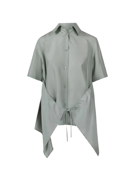  Christian Wijnants Camicia Con Nodo - Verde 