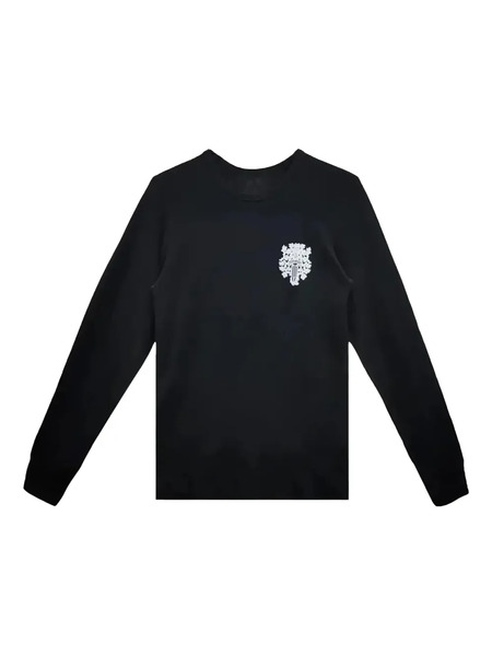  Chrome Hearts T-shirt A Maniche Lunghe - Nero 