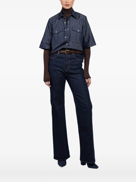  Cissa Camicia Safari - Blu 