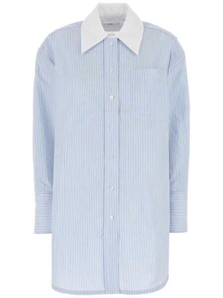  Co Camicia A Righe - Blu 