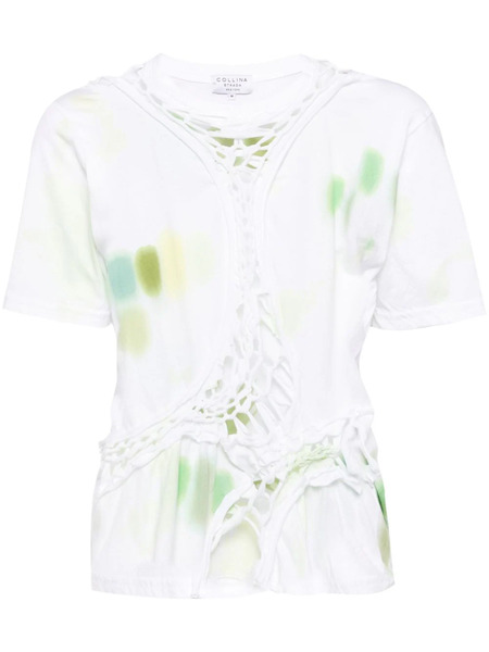  Collina Strada T-shirt Lime Starbust Con Stampa - Bianco 