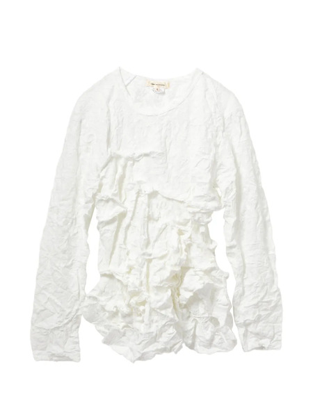  Comme Des Garçons Top Con Ruches - Bianco 