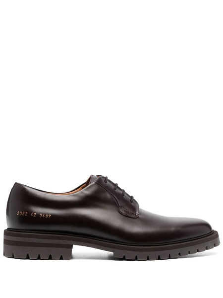  Common Projects Derby In Pelle - Marrone 