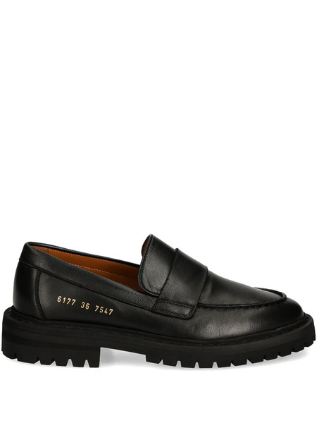  Common Projects Mocassini In Pelle - Nero 