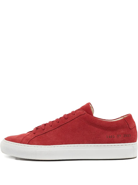  Common Projects Sneakers In Pelle Scamosciata - Rosso 