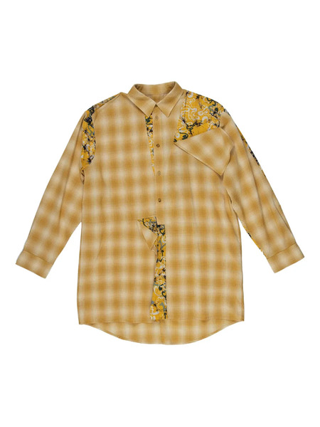  Communs Camicia In Cotone - Giallo 