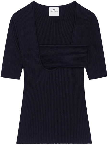  Courrèges Top Infinity - Blu 