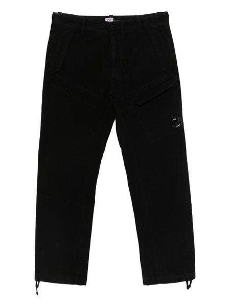  C.p. Company Pantaloni Con Tasca Cargo - Nero 