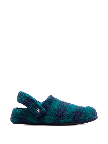  Crocs Slippers A Quadri - Blu 