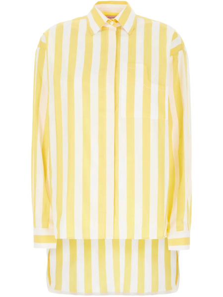  Cuantico Camicia In Cotone - Giallo 