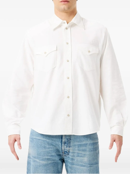  Cycle Camicia Rayan Con Tasche - Bianco 