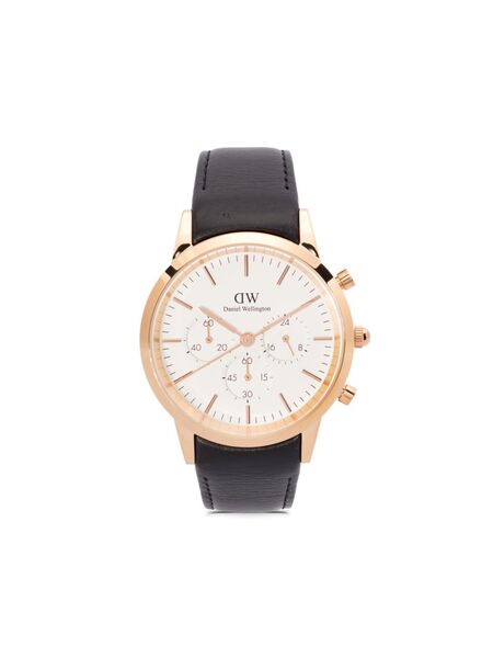 Daniel Wellington Orologio Iconic Chronograph Sheffield 42mm - Bianco 