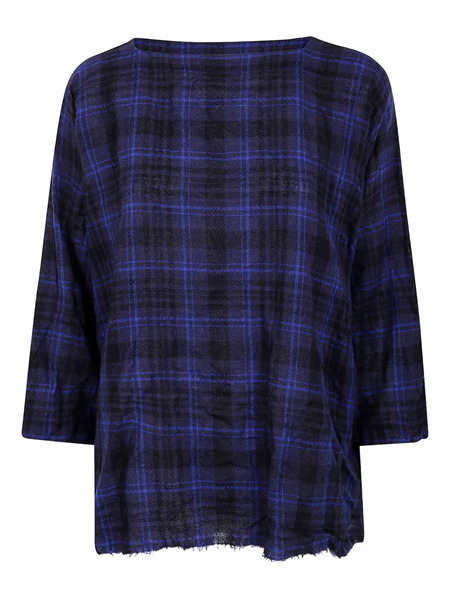  Daniela Gregis Blusa Con Stampa E Frange - Nero 