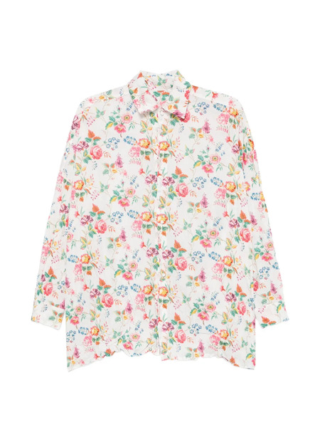  Daniela Gregis Camicia A Fiori - Bianco 