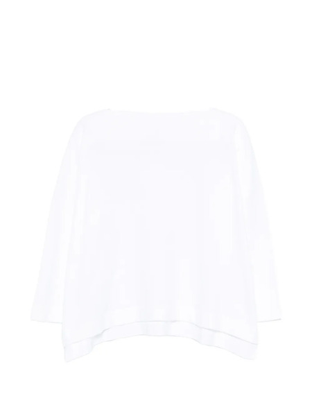  Daniela Gregis Maglione In Cotone - Bianco 