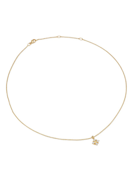  David Yurman Collana Con Pendente Modern Renaissance Pyramid In Oro Giallo 18kt Con Diamanti (1,1mm) 