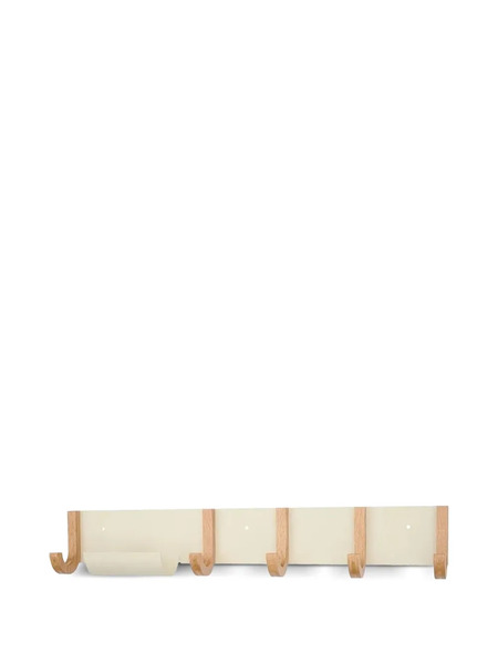  Design Letters Appendiabiti Jay Rack 5 In Legno Di Quercia (70cm X 10cm) - Toni Neutri 