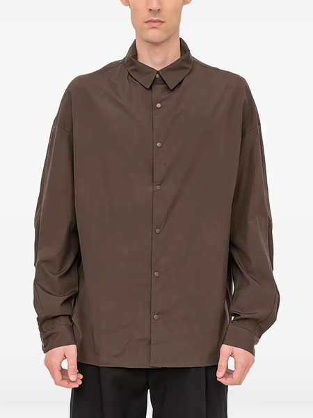  Devoa Camicia Con Bottoni - Marrone 
