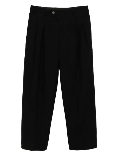  Devoa Pantaloni Con Pieghe - Nero 