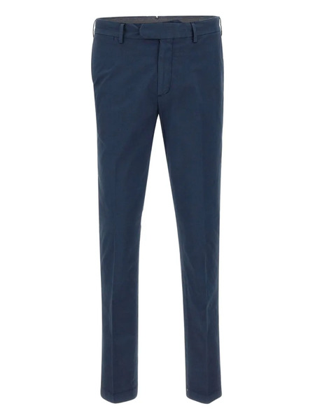  Devore Pantaloni Con Passanti - Blu 
