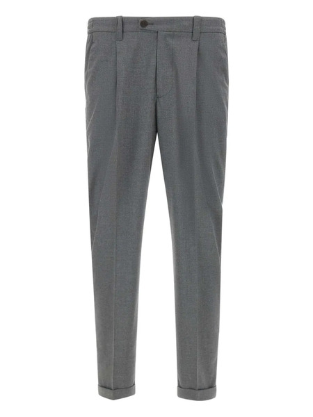  Devore Pantaloni Con Passanti - Grigio 