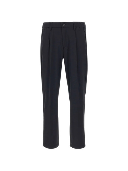  Devore Pantaloni Con Vita Elasticizzata - Blu 