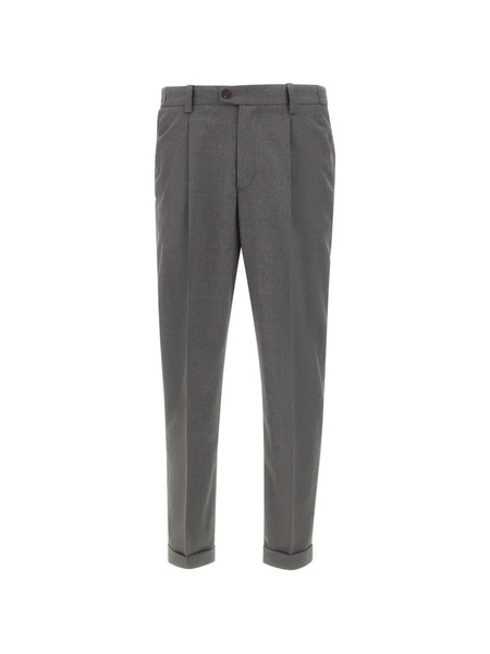 Devore Pantaloni Plissé - Grigio 
