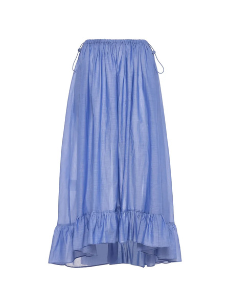 Devotion Gonna Lunga Haze Con Ruches - Blu 