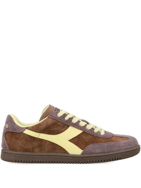  Diadora Sneakers In Pelle Scamosciata - Marrone 