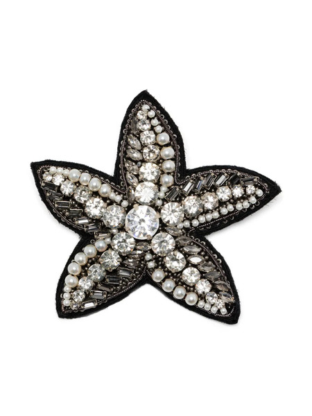  Dice Kayek Spilla Con Cristalli - Argento 
