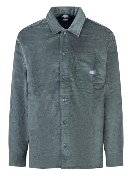  Dickies Camicia A Coste - Verde 