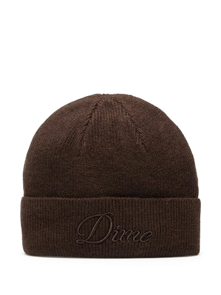  Dime Berretto Cursive - Marrone 