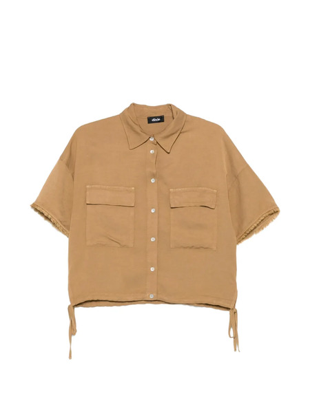  Dixie Camicia Con Frange - Marrone 