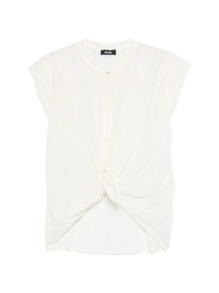  Dixie Camicia Con Nodo - Bianco 