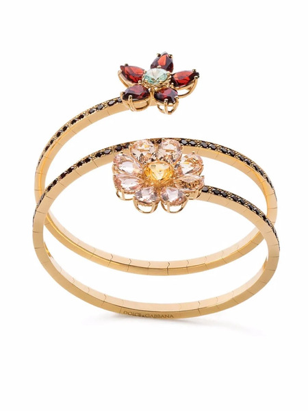  Dolce & Gabbana Bracciale Spring In Oro Giallo 18 Carati Con Rodolite, Granato, Morganite, Zircone E Citrino 