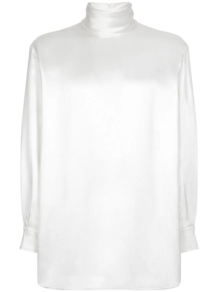 Dolce & Gabbana Camicia A Collo Alto - Bianco 