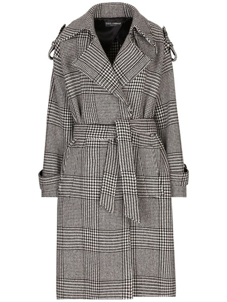  Dolce & Gabbana Cappotto A Quadri - Grigio 