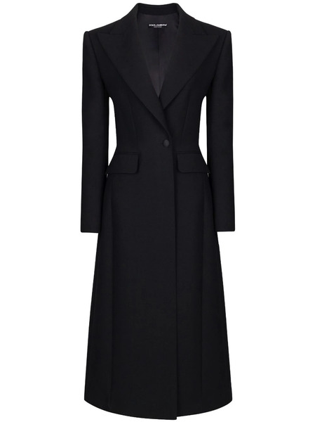  Dolce & Gabbana Cappotto Lungo Doppiopetto - Nero 